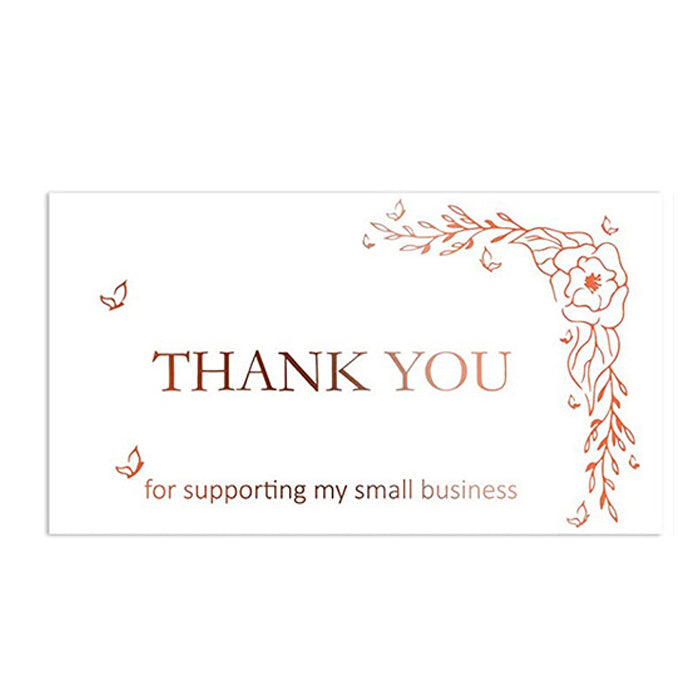 English Holiday Thank You Simple And DIY Creative Greeting Card