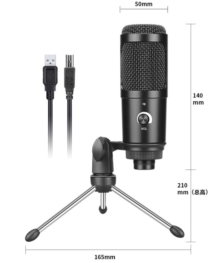 USB Microphone for laptop and Computers for Recording