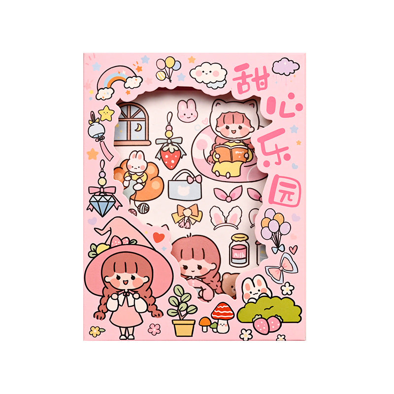 Hand Ledger Gift Box Of 50 Pieces And Paper Stickers