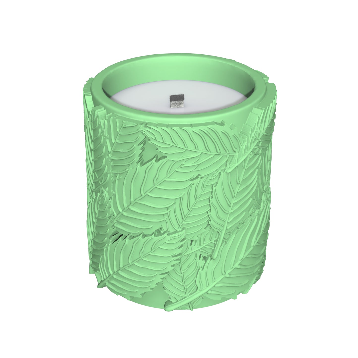 Leaf Relief Candle Cup Silicone Mold