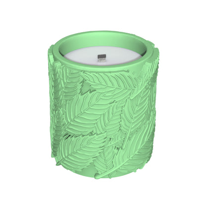 Leaf Relief Candle Cup Silicone Mold