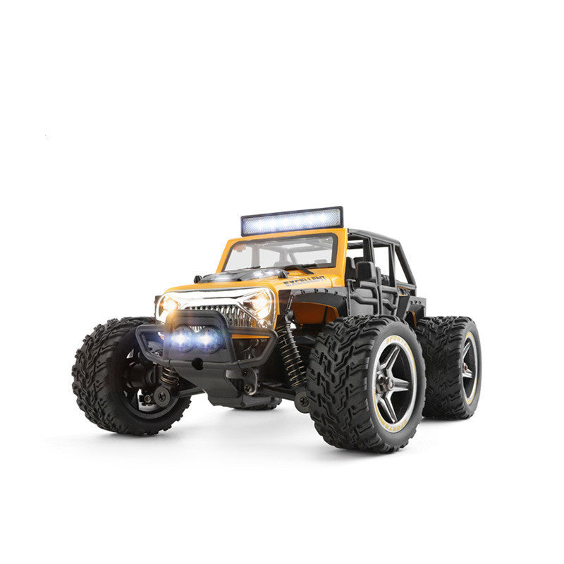 Electric Two Wheel Drive Remote Controlled Off-road Drift Vehicle Model Toy With Lights