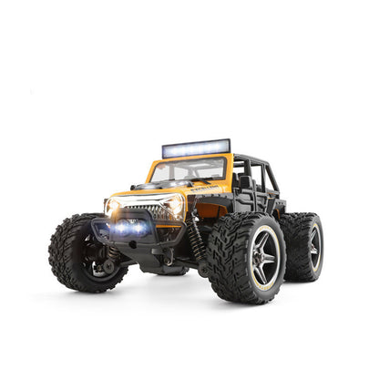 Electric Two Wheel Drive Remote Controlled Off-road Drift Vehicle Model Toy With Lights