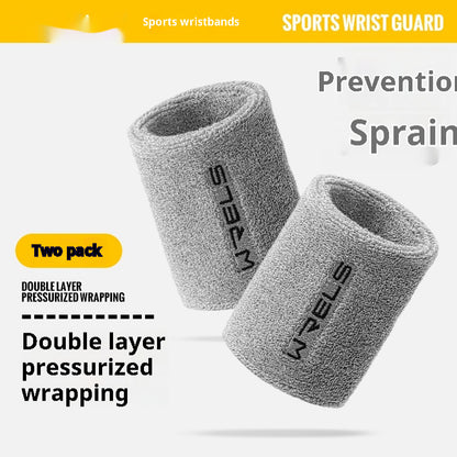 Sports Pressurized High Elastic Sweat-absorbing Basketball Fitness Wrist Wipes