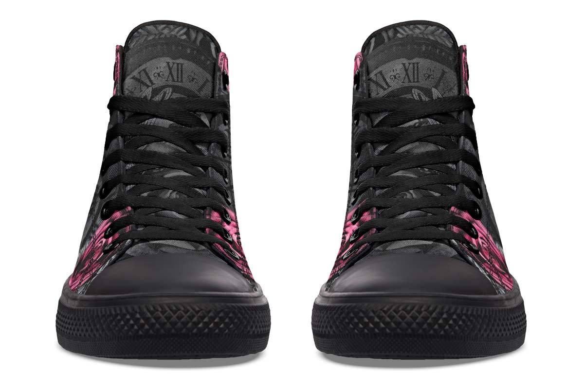 Printed Couple High-top Canvas Shoes