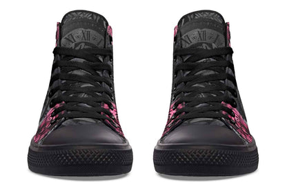 Printed Couple High-top Canvas Shoes