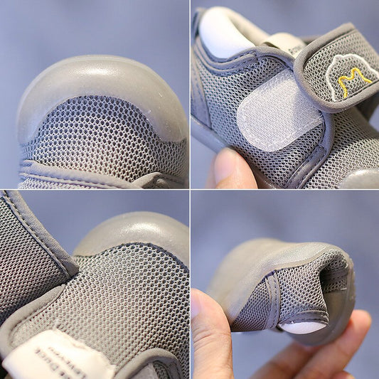 Breathable Mesh Baby Walking Shoes with Soft Soles