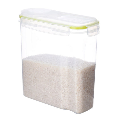 Original Airtight Cereal Container Locking Lid Watertight Bpa-Free Plastic Great Food Storage Keeper for Flour Sugar Dry Food