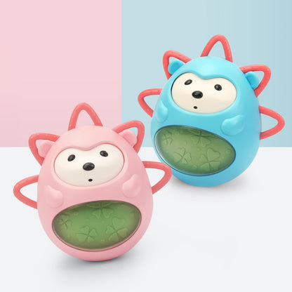Music tumbler baby hand rolling interactive hedgehog toy