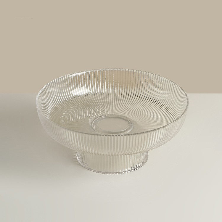Glass Fruit Tray Living Room Coffee Table