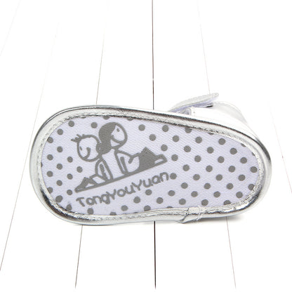 baby toddler shoes baby big flower PU sandals