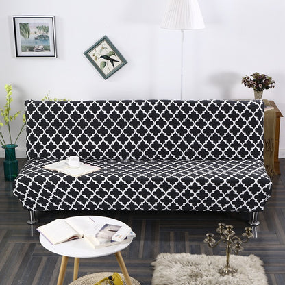 Fully surrounded one-piece sofa cover