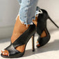 Women's shoes 4 large size sandals high heels sexy fine heel women shoes - FLIPSTYLEZLLC