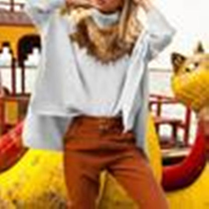 Women's Plus Size Irregular Knitted Sweater Coat