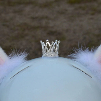 Scooter With Lights Motorcycle Shiny Veil Helmet Accessories Motorcycle Wedding Headdress