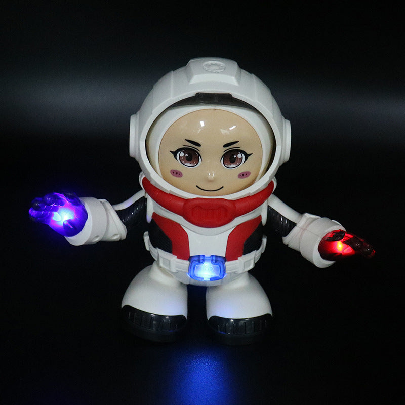Electric Cartoon Astronaut Can Sing, Dance, Light And Music Robot