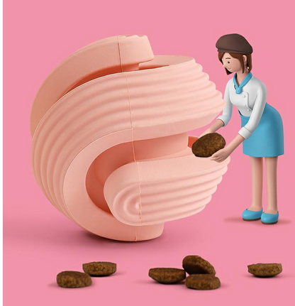 Rubber Dog Molars Teeth Relief Bouncy Ball