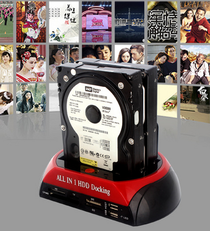 Cradle Multi-Function HDD Block HDD Holder With Card Reader HDD Enclosure