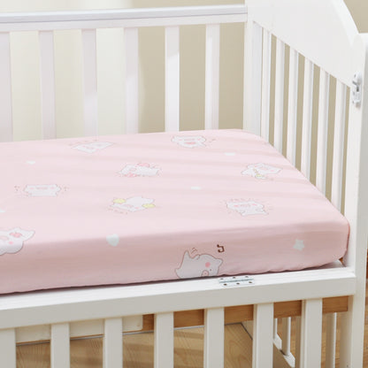 Baby's bed cotton bed sheet baby's mother and baby's products ins children's cartoon bed cover