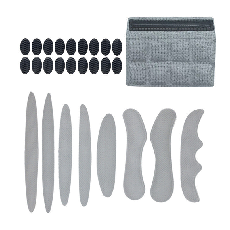 Cycling Bike Helmet Lining Universal Breathable Sponge Liner With Velcro Chin Pad Hot Press Molding