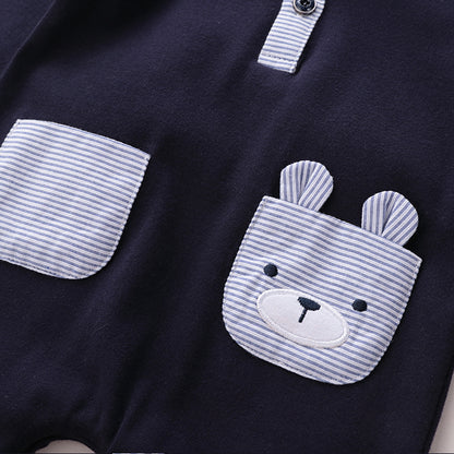 Bear pocket jumpsuit