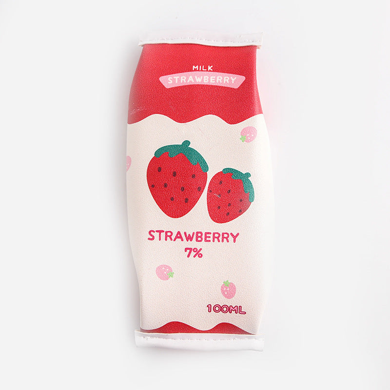 Strawberry milk pencil case