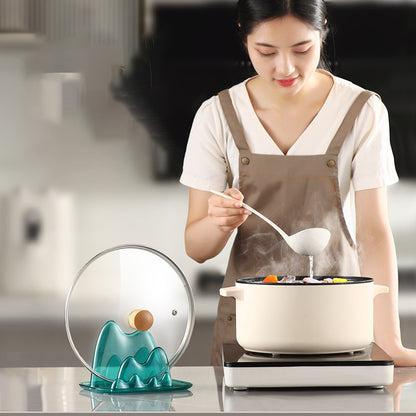 Light Luxury Pot Cover Shelf Table Support