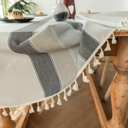 New Cotton And Linen Tassel Table Flag
