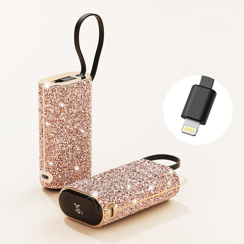 Super Fast Charging With Built-in Cable 10000mA