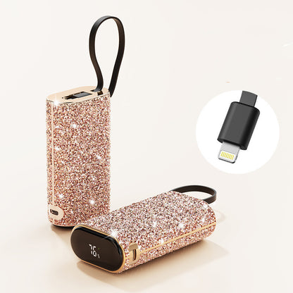 Super Fast Charging With Built-in Cable 10000mA