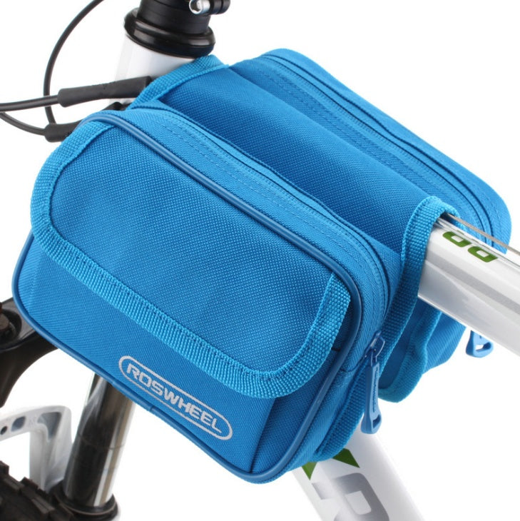 Bicycle bag front beam bag saddle bag mountain bike equipment riding bag on tube bag bicycle accessories bag