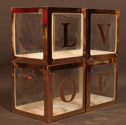 Transparent Balloon Box Gift Proposal Confession BABYLOVE