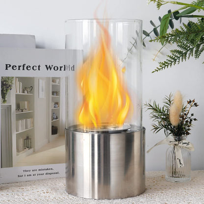 Metal Alcohol Fireplace Portable Indoor Desktop