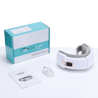 Portable Eye Massager With Vibration And Heat Compress For Eye Care