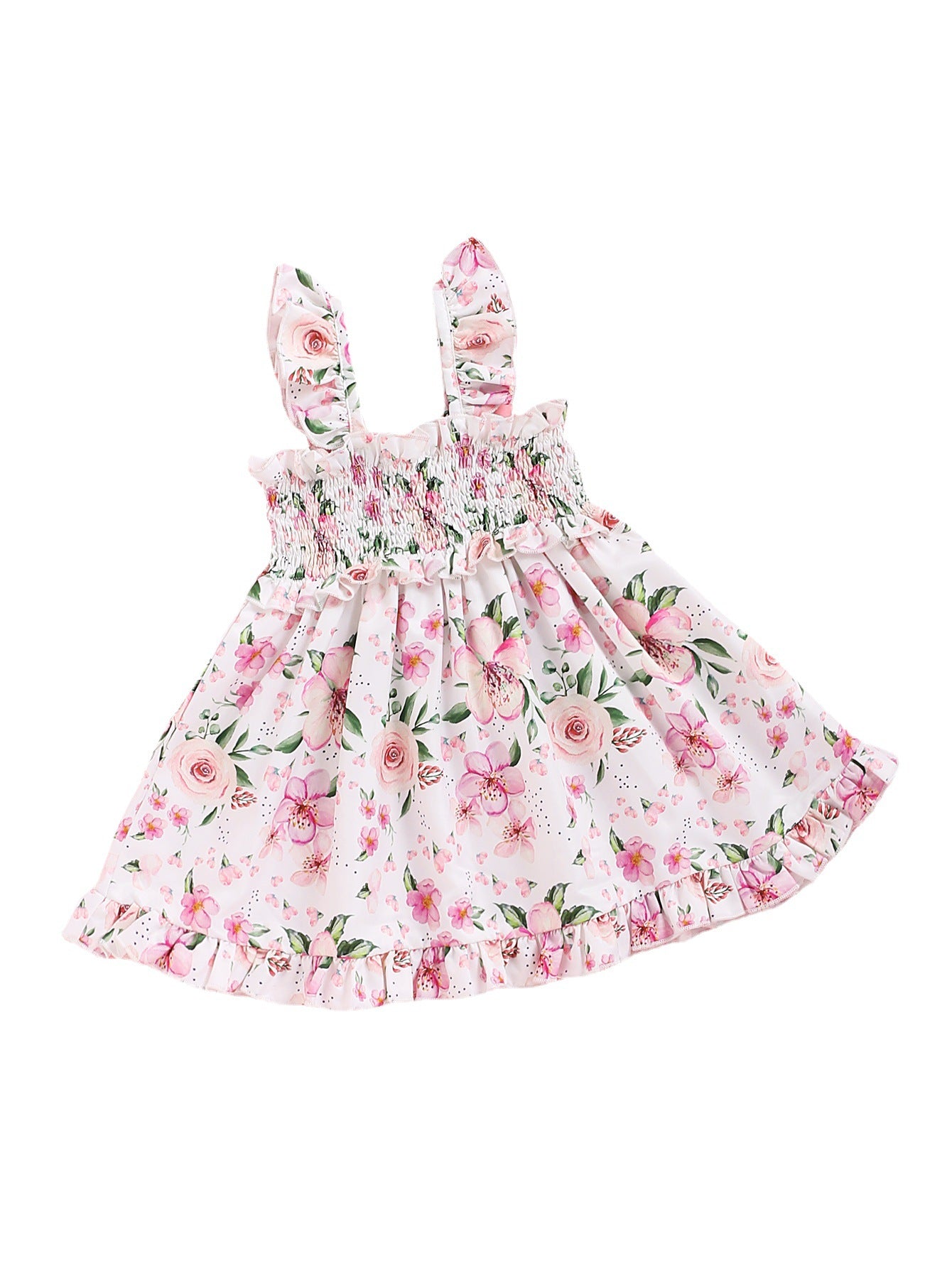New European And American Baby Girl's Broken Lace Suspender Dress
