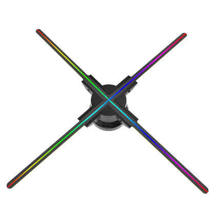 3Dhologramfan, 60cm 3Dhologramfan Projector HD 720 LED Holographic Christmas Tree Advertising Display With Remote Bluetooth WiFi, Video Library For Business,Bar,Halloween Missyou 23.6 Inch