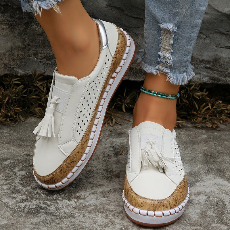 Tassel Flats Loafers Women Casual Cozy Shoes - FLIPSTYLEZLLC