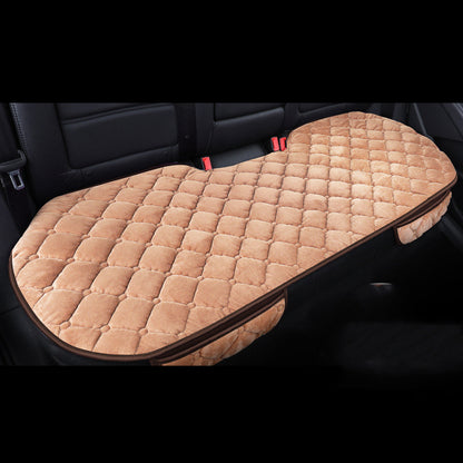 Winter Short Plush Backless Three-piece Seat Cushion