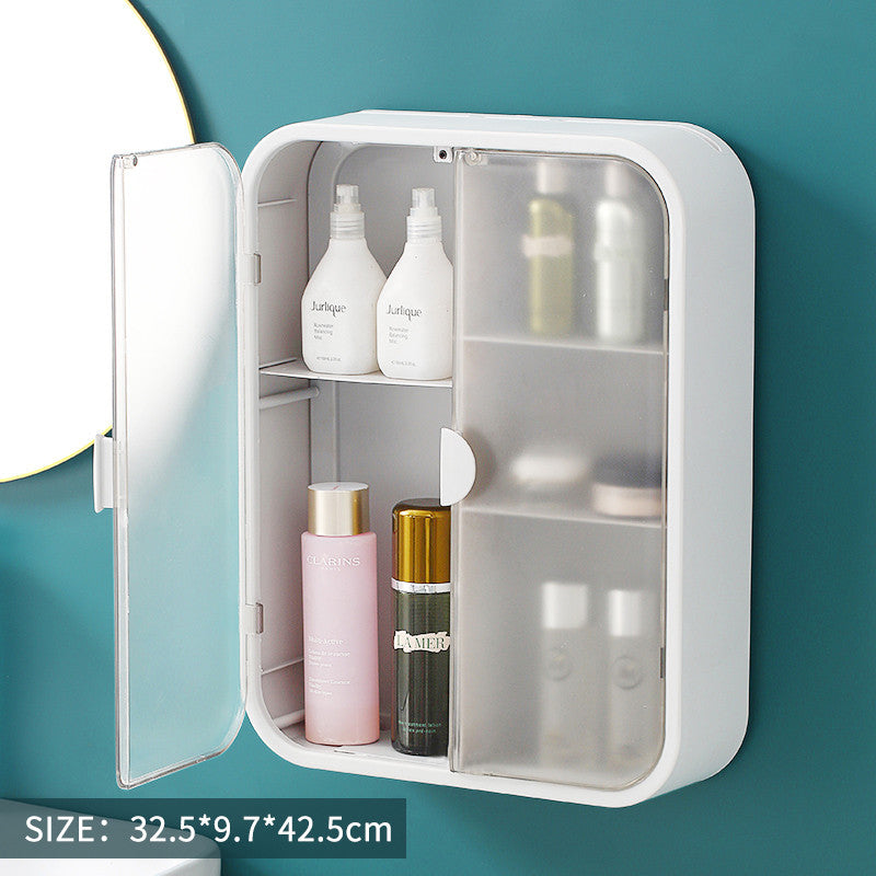 Wall-mounted Plastic Cosmetic Storage Box
