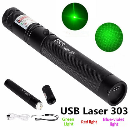 Laser301 Laser Flashlight RedGreenBlue Purple