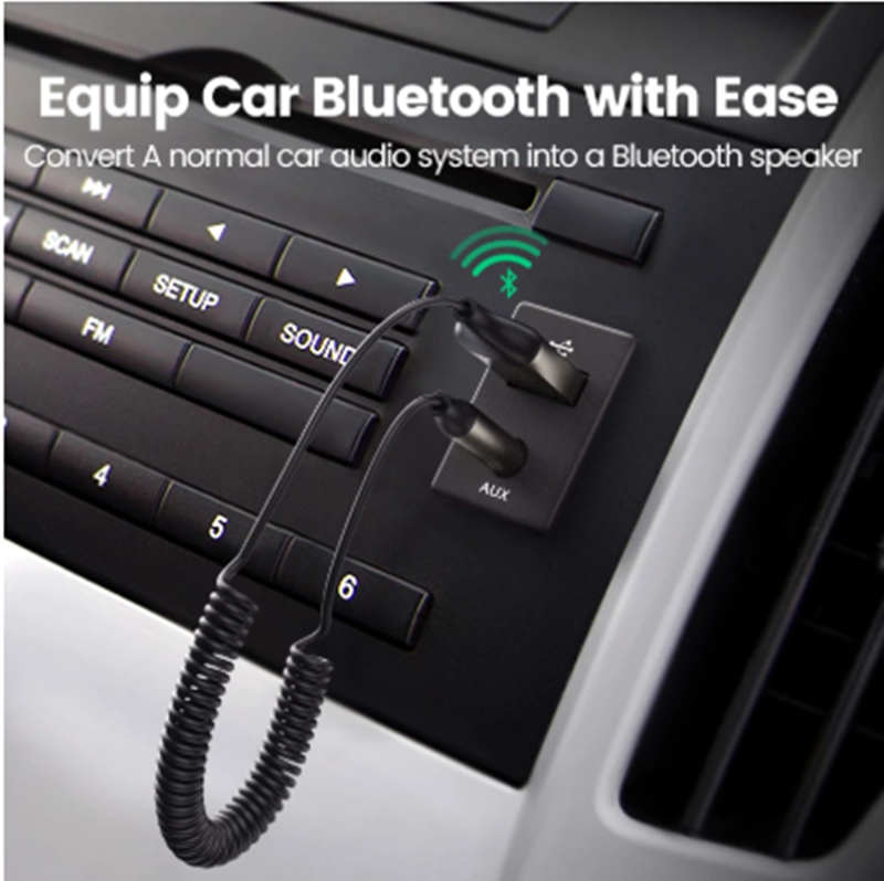 Car Bluetooth Receiver Aux High-quality Audio for Cars