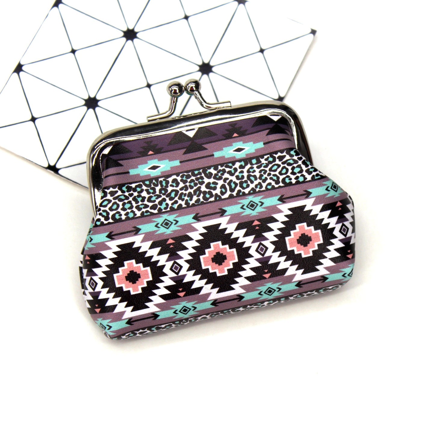 Ethnic style print creative ladies coin purse