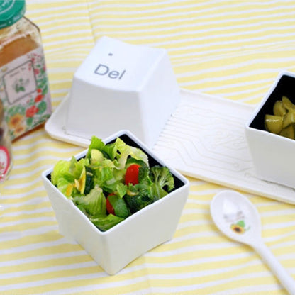 Keyboard shape teacup drinking cup