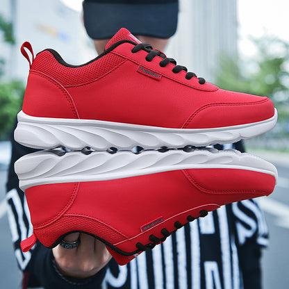 Autumn and Winter Large Leather Sports Shoes