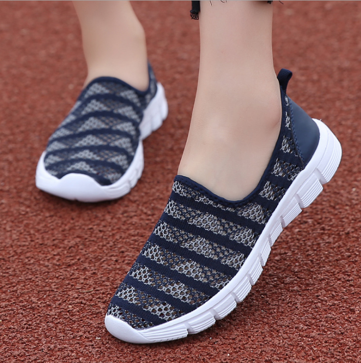 Summer women shoes women Breathable Mesh sneakers shoes ballet flats ladies slip on flats loafers shoes - FLIPSTYLEZLLC