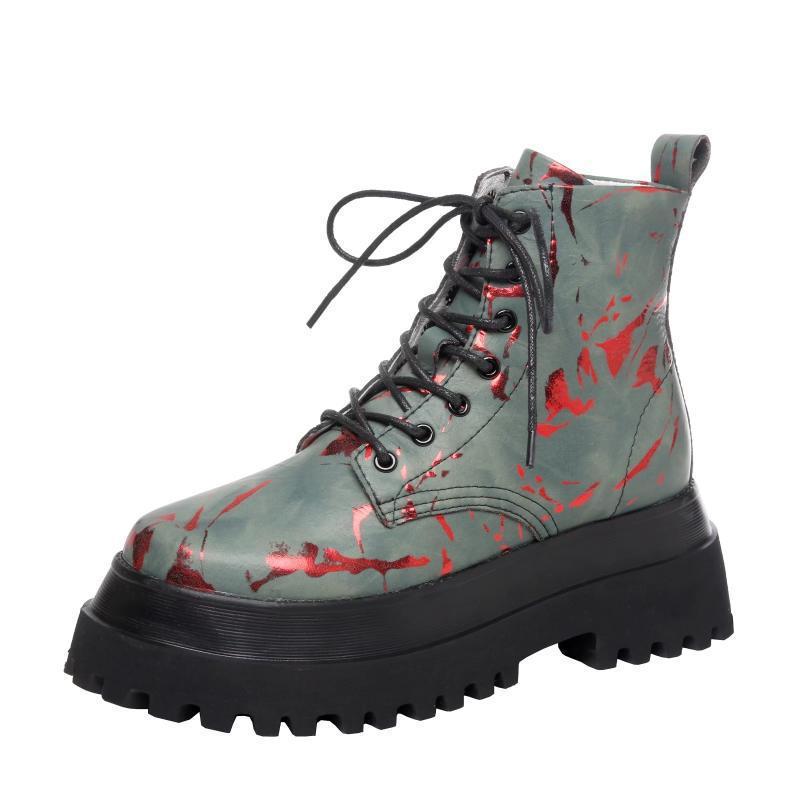 Printed high-top shoes women - FLIPSTYLEZLLC