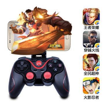 Compatible with Apple, Compatible with Apple , C8 Bluetooth wireless game handle support iOS/ Android /PC/ TV /PS3 wilderness action to eat chicken game