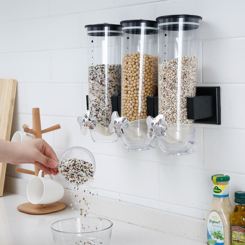 Three-barrel cereal machine