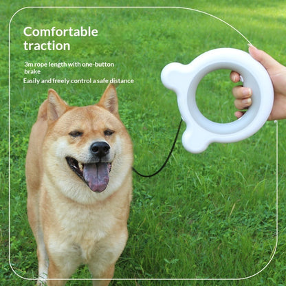 New Pet Leash Outdoor Plastic Gray