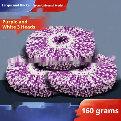 Extra Thick Rotating Mop Universal Refill Round Mop Head